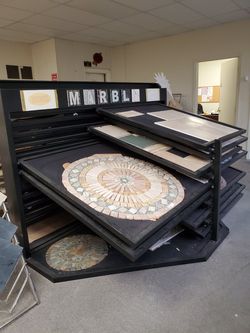 Tile and floor display