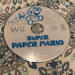 Super Paper Mario Nintendo Wii Disc Only!