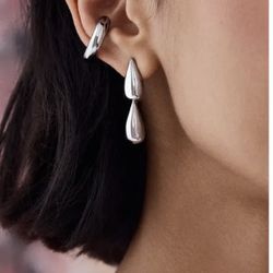 BAUBLEBAR Zoe Double Teardrop Earrings NEW