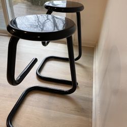 1970s “Paperclip” Bar Stools by Haworth for Kinetic