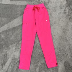 XS FIGS Shocking Pink Scrub Pants