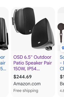 New Outdoor OSB Speakers 