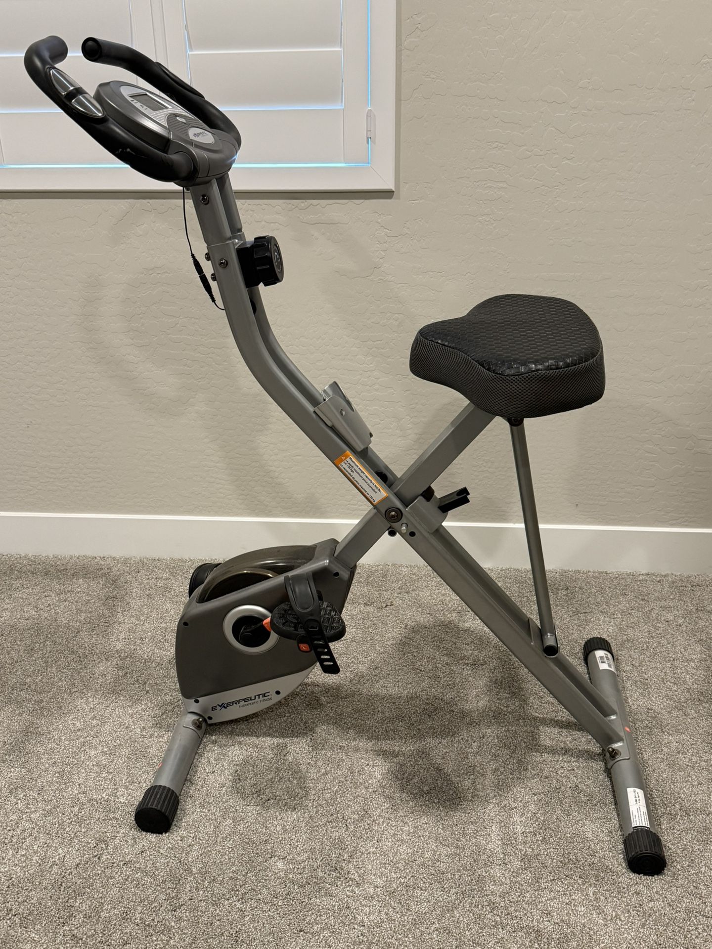 Exerpeutic Foldable Exercise Bike