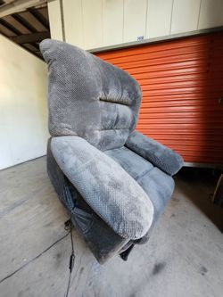 Grey Lift Assist Recliner Chair FREE DELIVERY