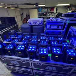 21 Eliminator up lights. IP Rated Battery Powered up lights 