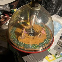Vintage Ballerina Spinning Top
