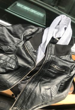 Leather jacket! Double