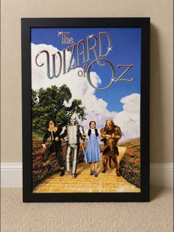 Framed Wizard of Oz Movie Poster – Colorful Classic Wall Art