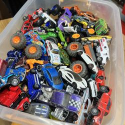 Bin Full Of Hot Wheels