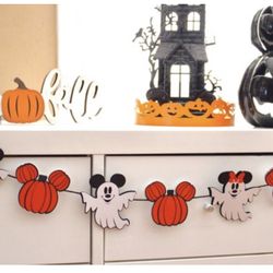 Mickey Halloween, Disney Halloween Decor, Mickey Pumpkins