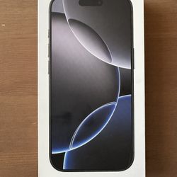iPhone 16 Pro 1TB Titanium Black (NEW/FULLY UNLOCKED; T-MOBILE, AT&T, VERIZON, CRICKET, METRO MOBILE)