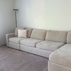 Radley 3-Pc. Fabric Chaise Sectional Sofa