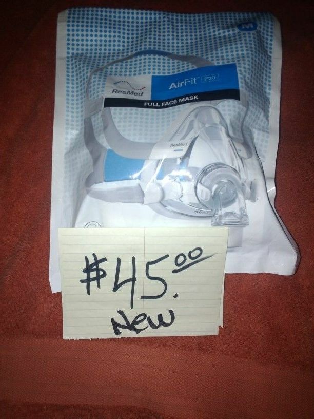 New ResMed Airfit F20 Full Face Mask Size Medium