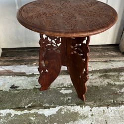Carved Wooden Table