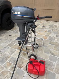 2002 Yamaha 15 hp 2 stroke outboard
