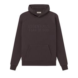 Fear Of God Essentials Hoodie Plum
