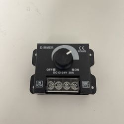 LED Dimmer Switch 12V-24V 30A – Brightness Control for LED Strip Lights 