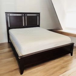 Queen Bed With Frame And Mattress 
