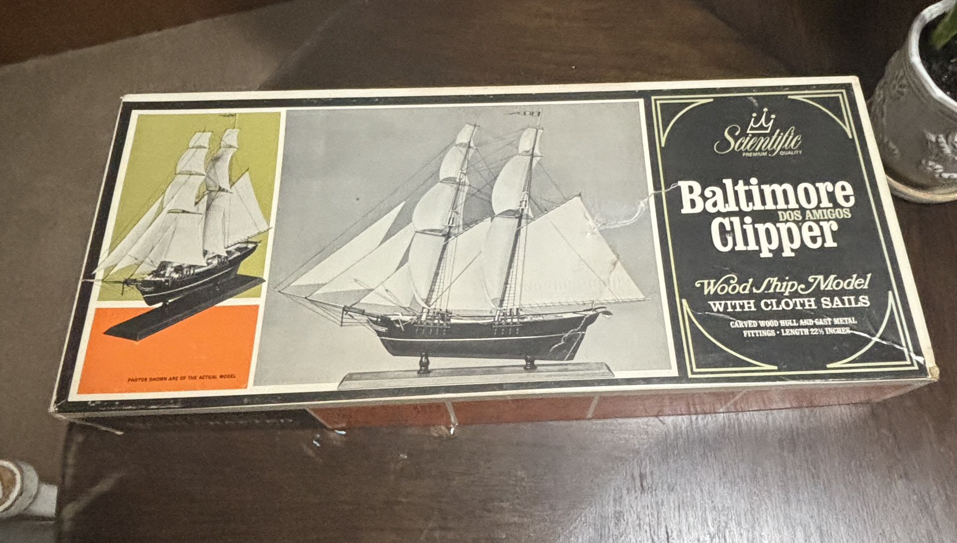 Wood Model Ship “Baltimore Clipper”