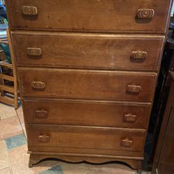 Beautiful James  Henderson Solid Cherry Wood Vintage Chest