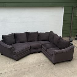 Charcoal Gray Sectional 🚀FREE DELIVERY🚀