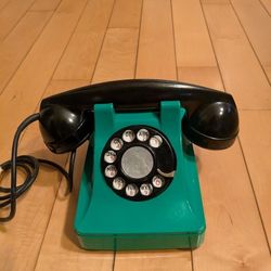 1930s Green Rotary Phone