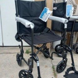 DRIVE TRANSPORT WHEELCHAIR 19" WIDTH REGULAR FOOTREST