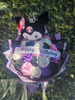 Kuromi birthday forever flower arrangement