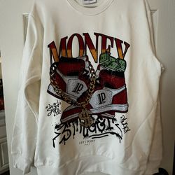 New~Left Point Streetwear (Money) w/Bling
