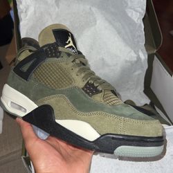 Jordan Retro 4 Craft Olive Size 10