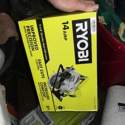 Ryobi 14 Amp 7-1/4 inch circular saw with laser