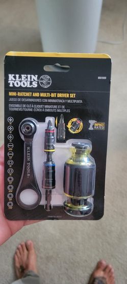 klein mini ratchet and multi bit driver set