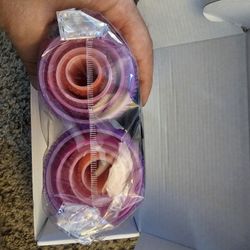 8-piece hair curler rollers and clips