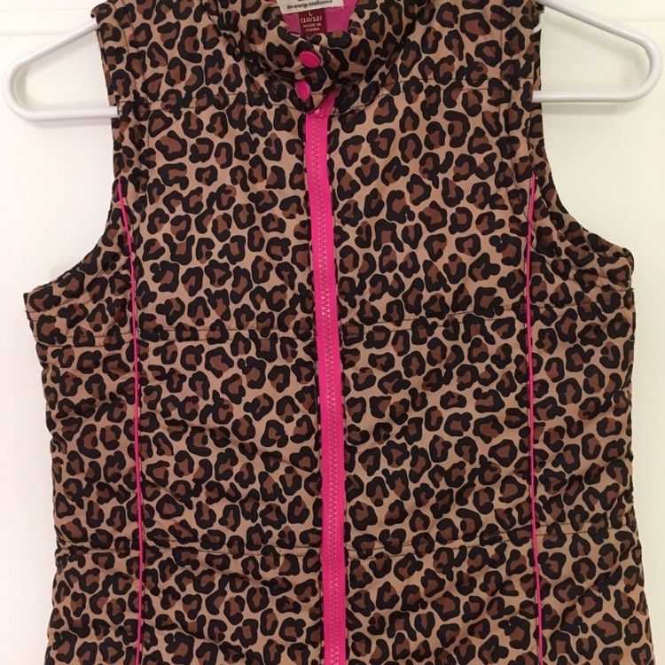 Animal print kids vest L 10/12 Jacket