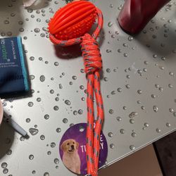 Pet Toy Spike Tug Toy For Dog New Orange Color