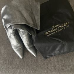 COUTURE DONALD PLINER METALLIC BOOTS