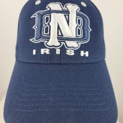 Notre Dame Fighting Irish Top Of The World One Fit Navy Blue Official NCAA Hat