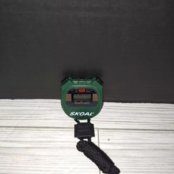 Vintage Skoal Green Stopwatch Promotional Collectible Sports Timer