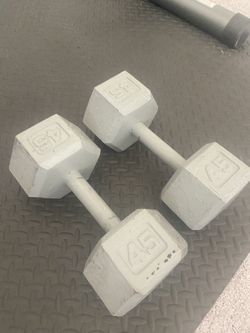 45 Lbs DumbBells