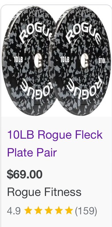 Rogue Fleck Plate Set 10lb