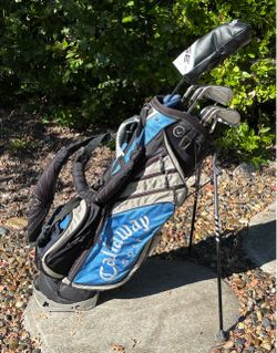 Callaway Rogue CF18 golf set (Rogue Driver+5i-pw+aw+sw+odyssey putter+stand bag)