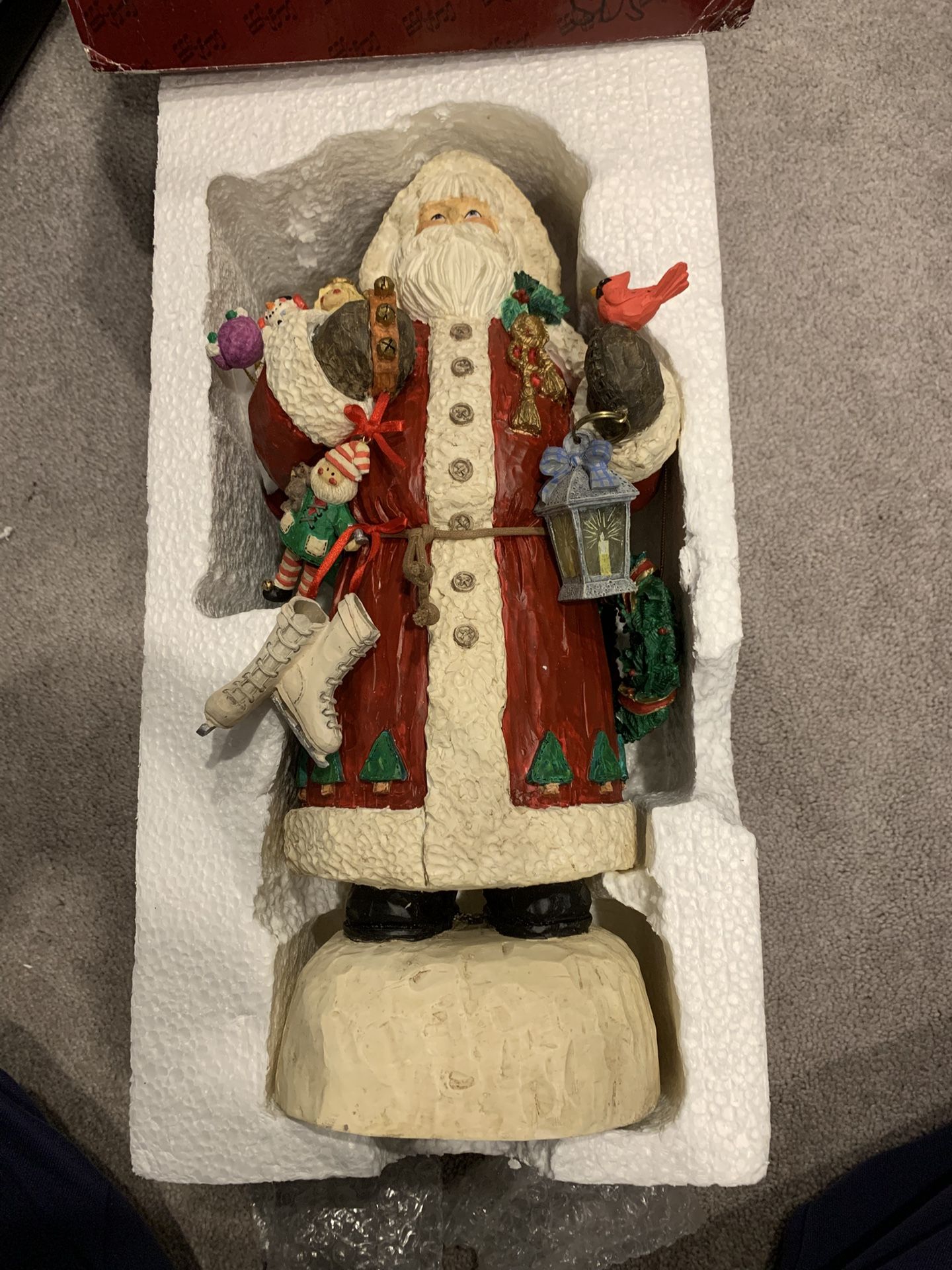 Have Yourself A Merry Christmas 12” Santa San Francisco Music Box Company 