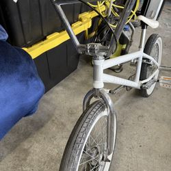 Elite Bmx Bike 20.5 White-Chrome