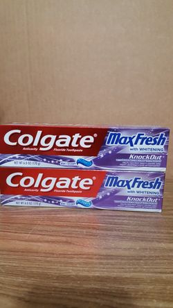 Colgate Maxfresh Toothpaste Set Of 2( Knock Out, Breath Strip)