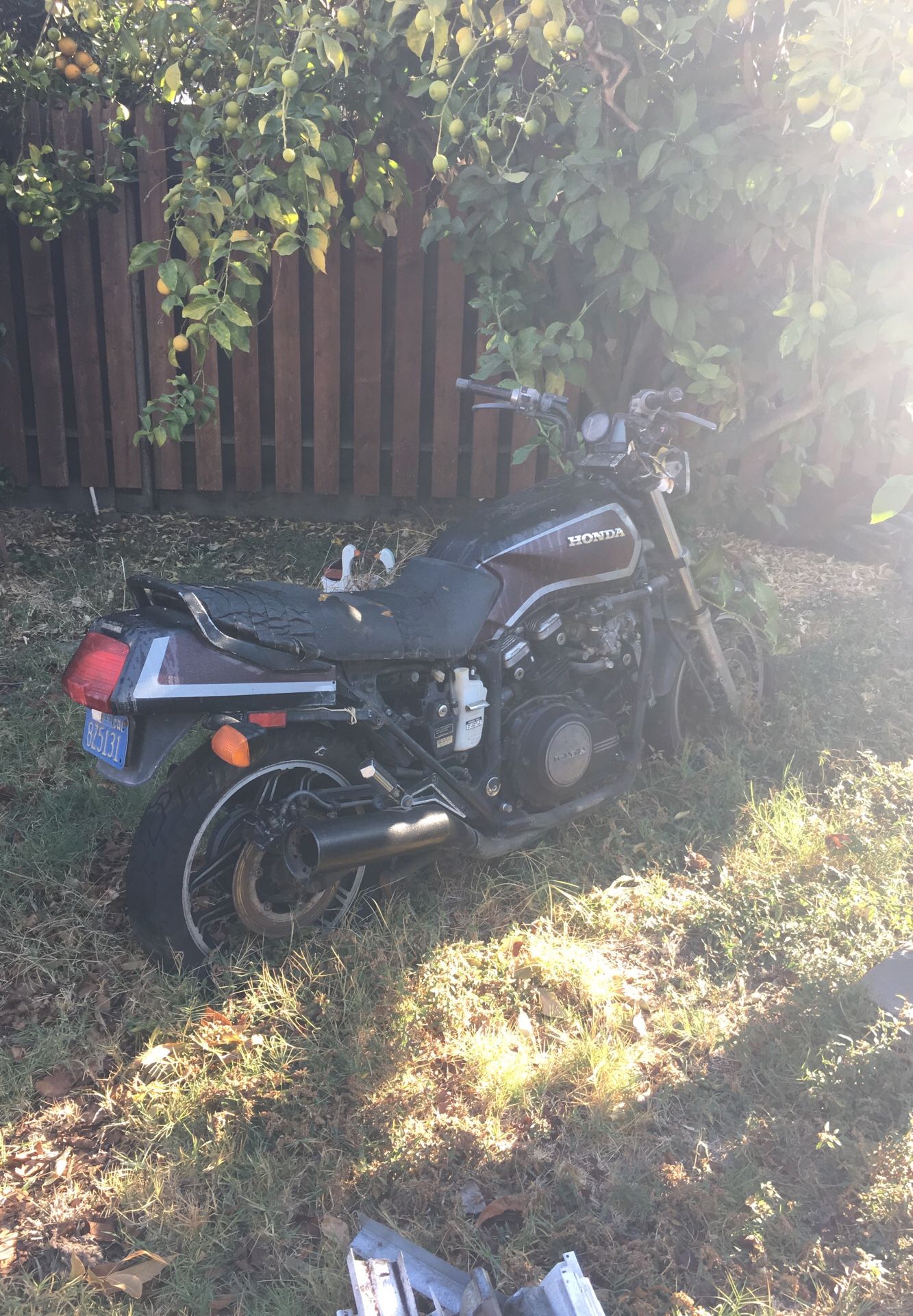 Two Honda motorcycles