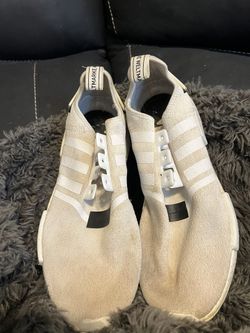 Adidas NMD_R1 Primeknit "Japan Triple White" sneaker Size 12