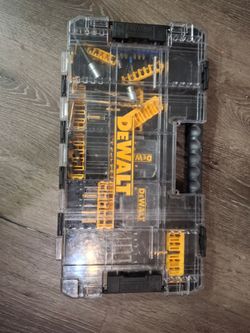 Dewalt bits with case... a few are missing not alot