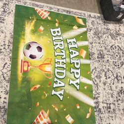 Birthday Tapestry (soccer Theme)