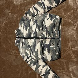 Camo Puffer Jacket 