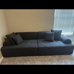 Gray Tufted Wayfair Couch